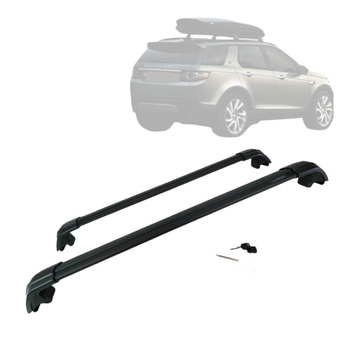 Cross bars black roof - bars, rails