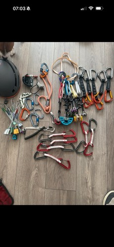 Trad sport climbing rack - /,