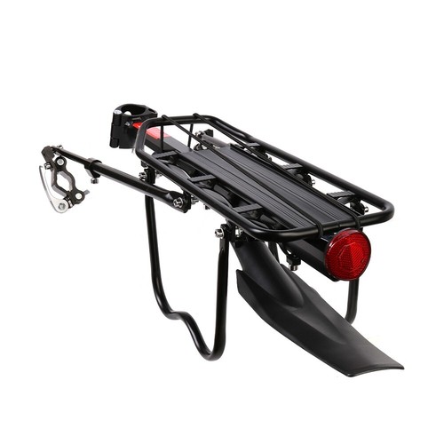 Aluminium bicycle rear pannier - aluminium,